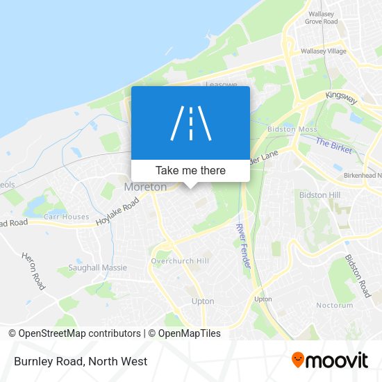 Burnley Road map