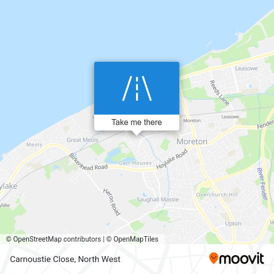 Carnoustie Close map
