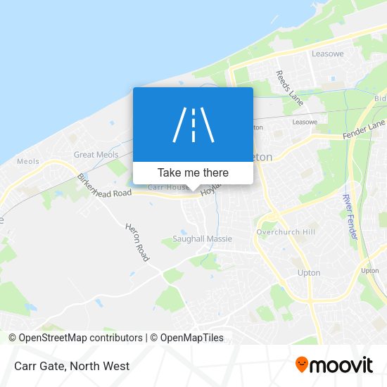 Carr Gate map