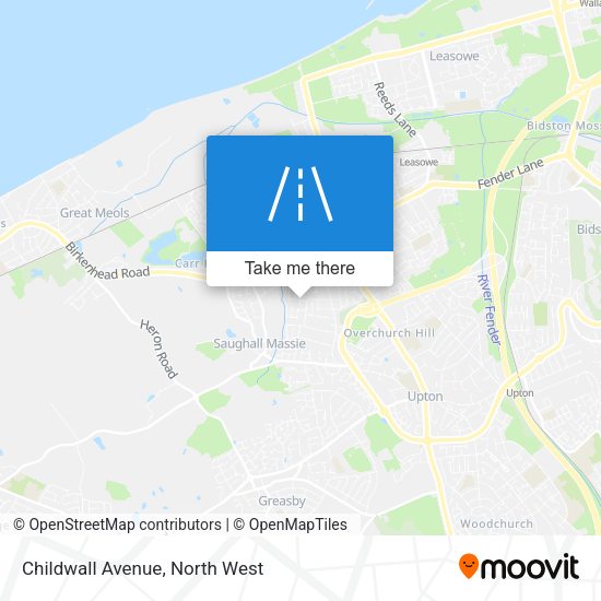 Childwall Avenue map