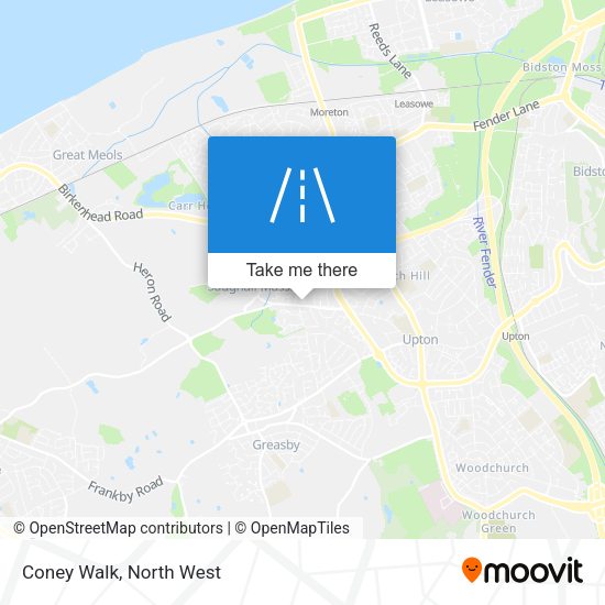 Coney Walk map