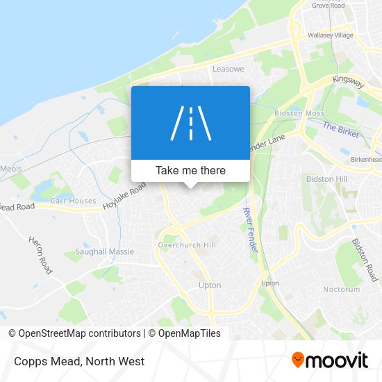 Copps Mead map