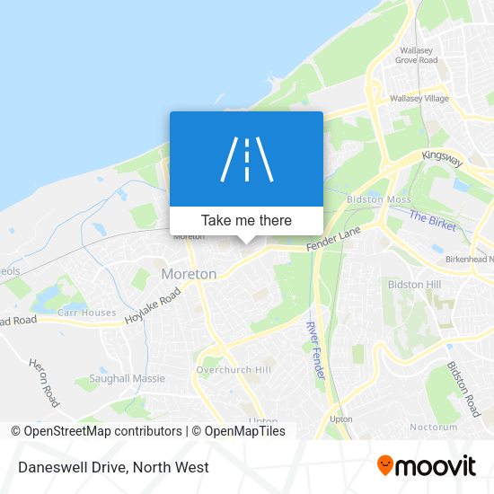 Daneswell Drive map