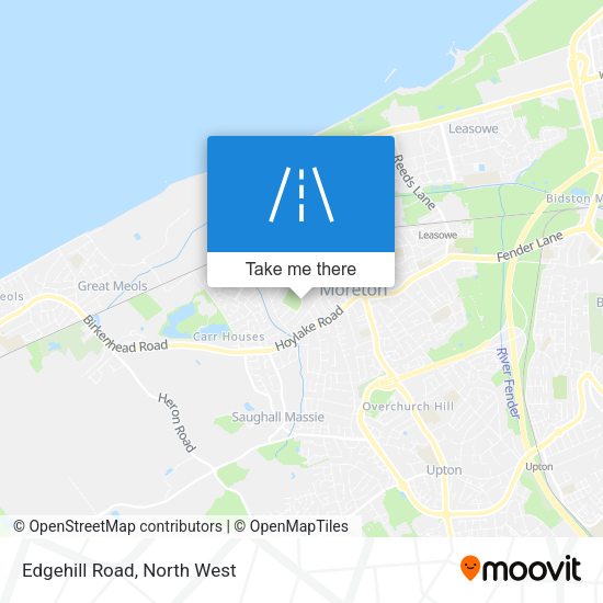 Edgehill Road map