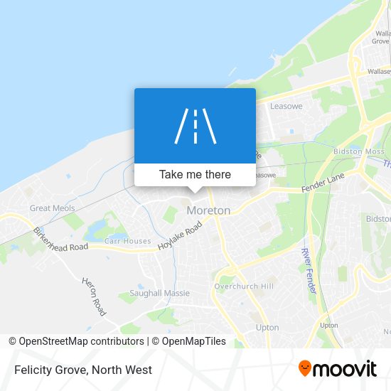 Felicity Grove map