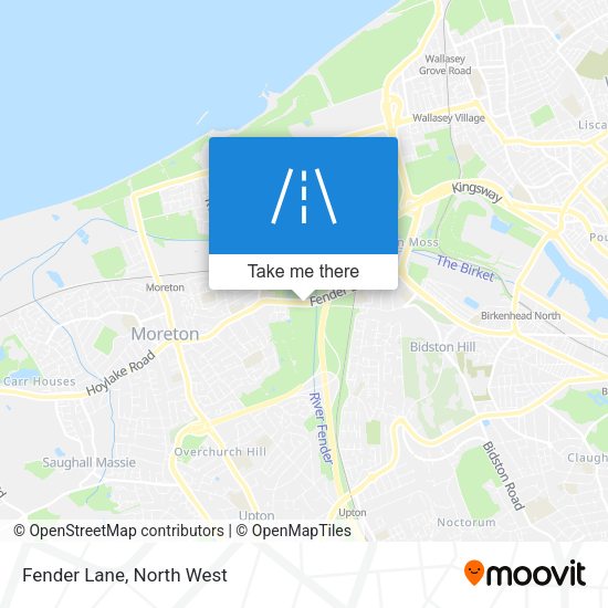 Fender Lane map