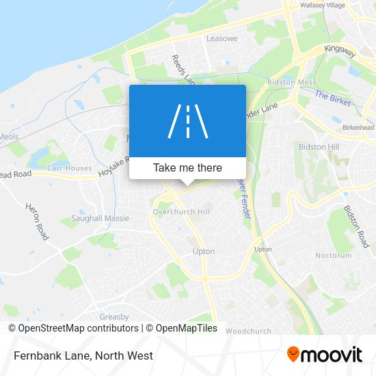 Fernbank Lane map