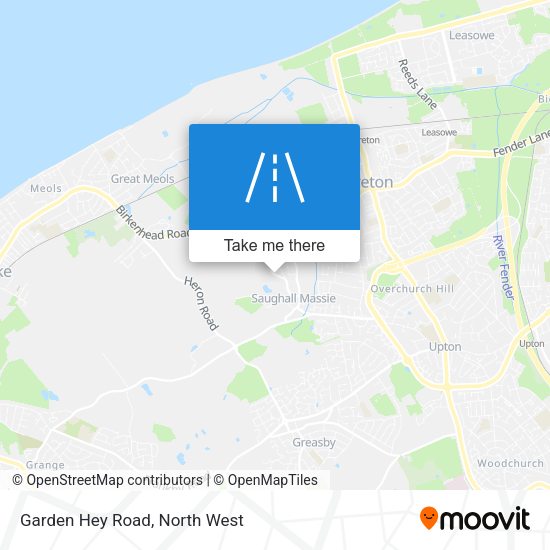 Garden Hey Road map