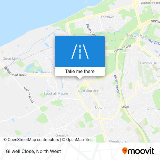 Gilwell Close map