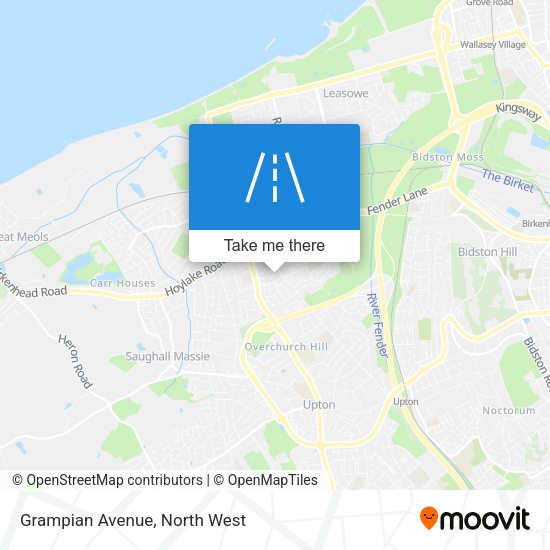 Grampian Avenue map