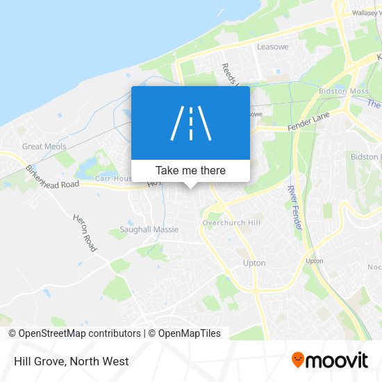 Hill Grove map