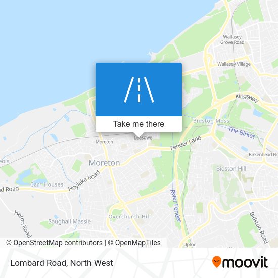 Lombard Road map