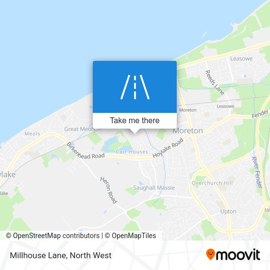 Millhouse Lane map