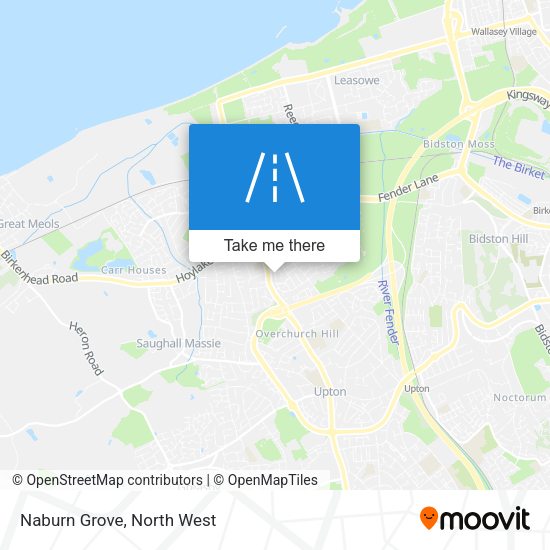 Naburn Grove map