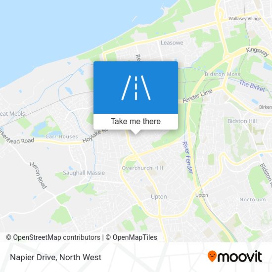 Napier Drive map