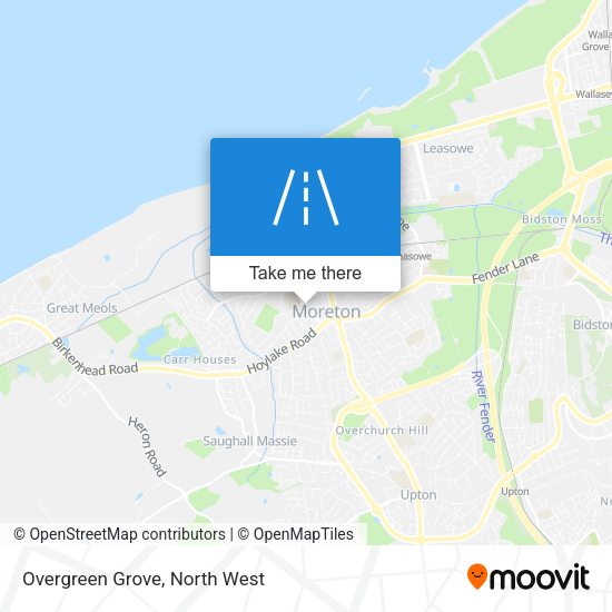 Overgreen Grove map