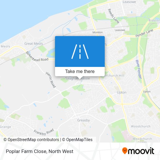 Poplar Farm Close map