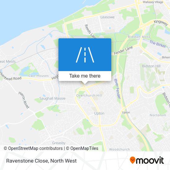 Ravenstone Close map