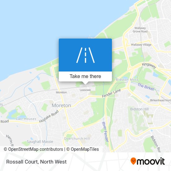 Rossall Court map