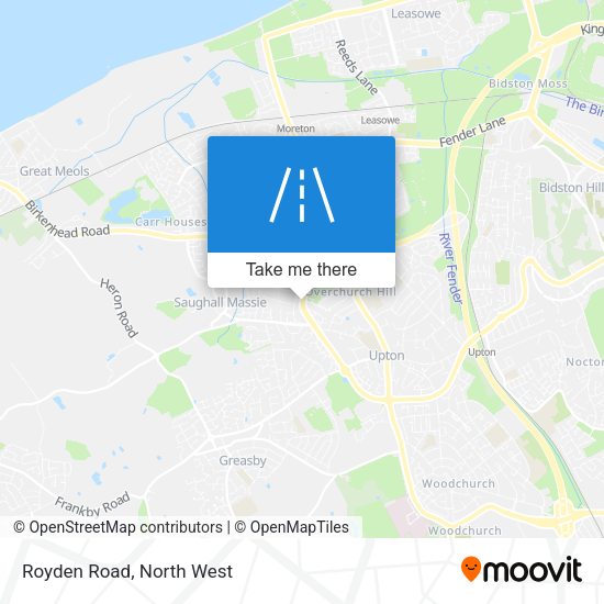 Royden Road map
