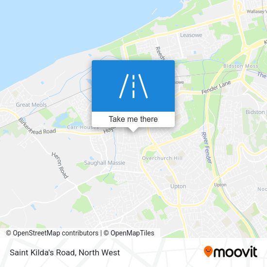 Saint Kilda's Road map