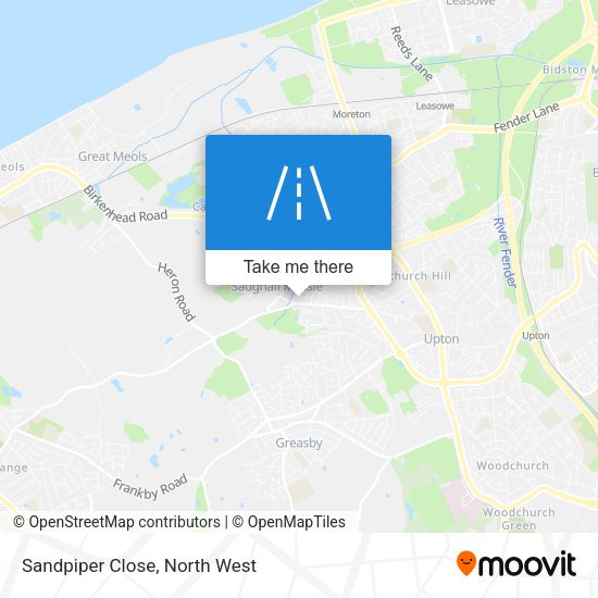 Sandpiper Close map