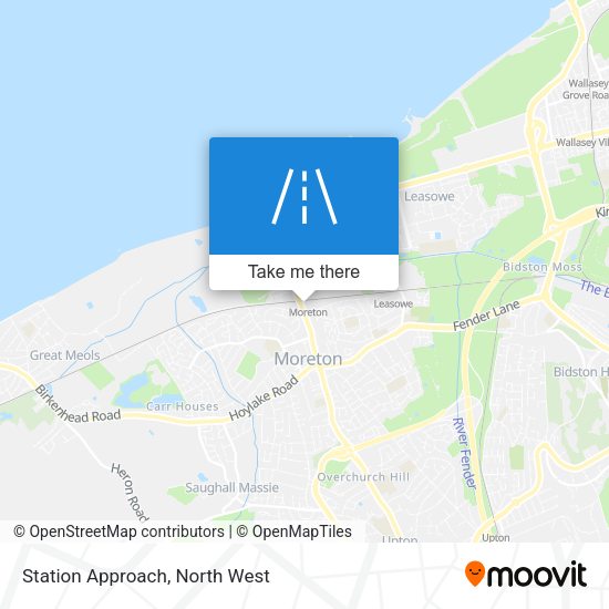Station Approach map