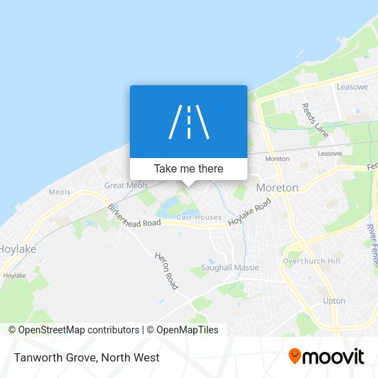 Tanworth Grove map
