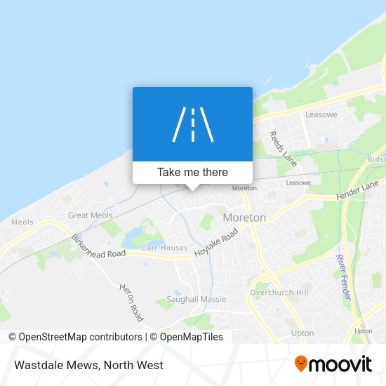 Wastdale Mews map