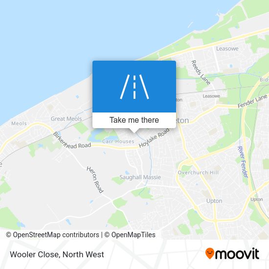 Wooler Close map
