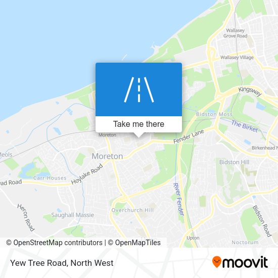 Yew Tree Road map