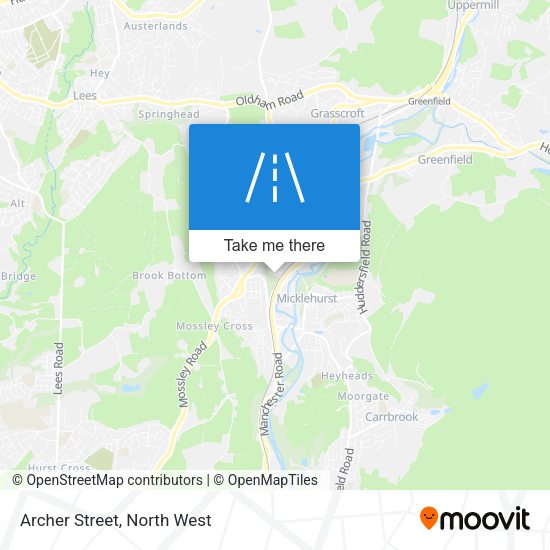 Archer Street map