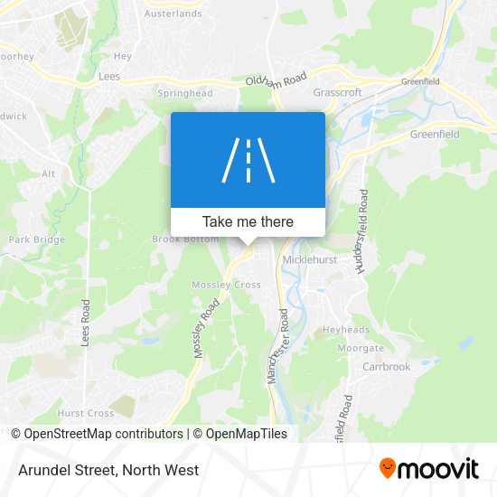 Arundel Street map