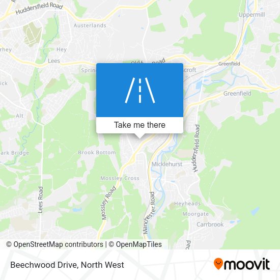 Beechwood Drive map
