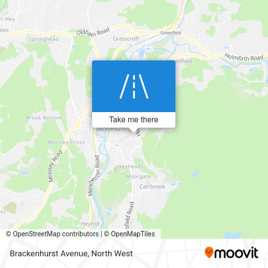 Brackenhurst Avenue map