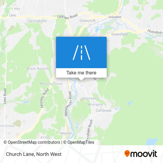 Church Lane map