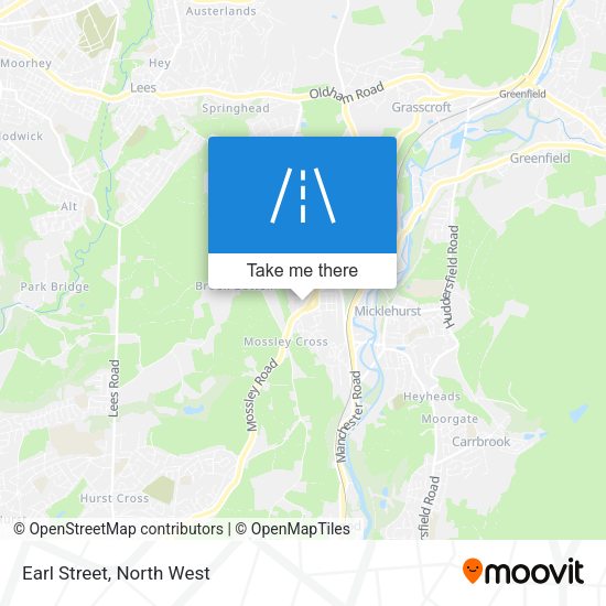 Earl Street map