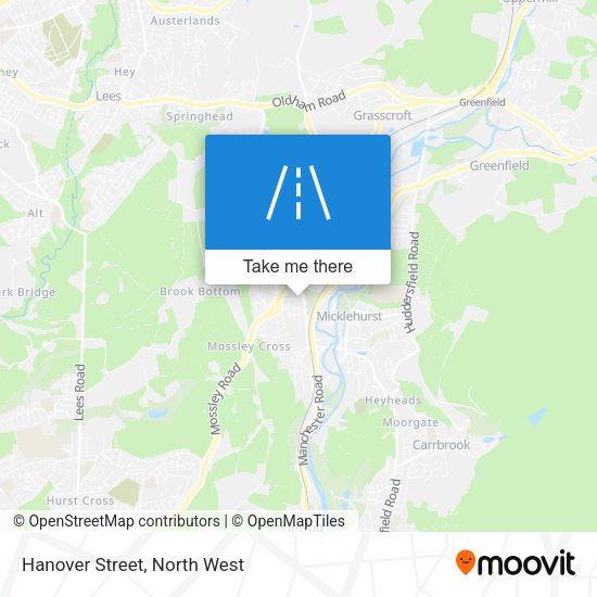 Hanover Street map