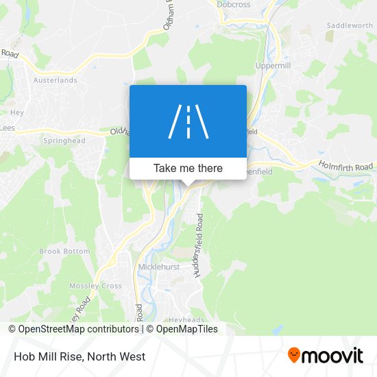 Hob Mill Rise map