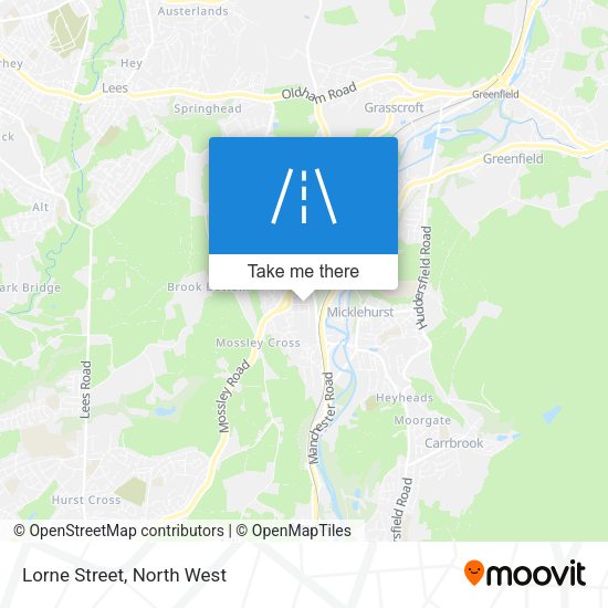 Lorne Street map