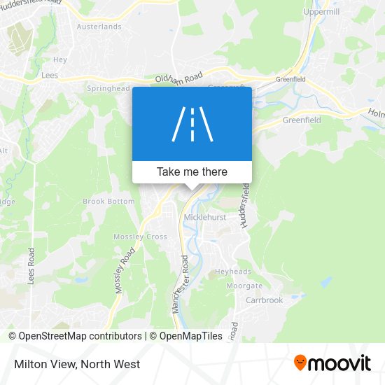 Milton View map
