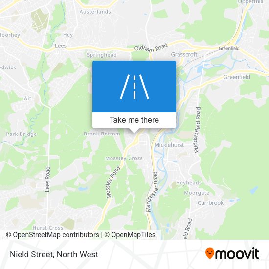 Nield Street map