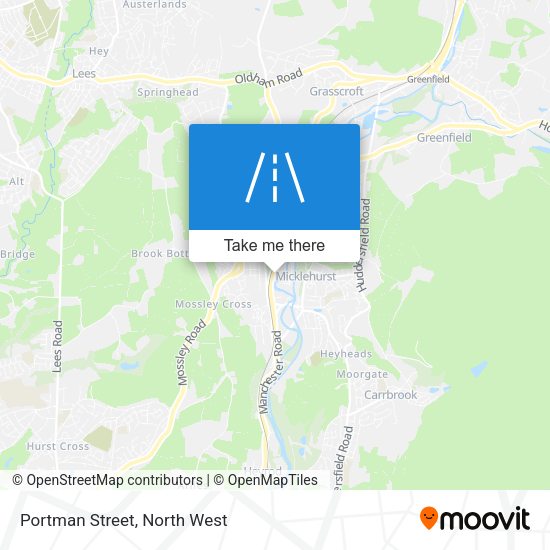 Portman Street map