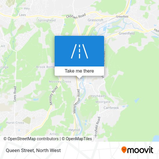 Queen Street map