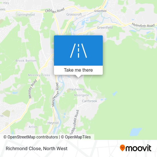 Richmond Close map