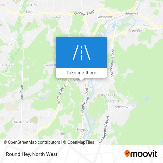 Round Hey map