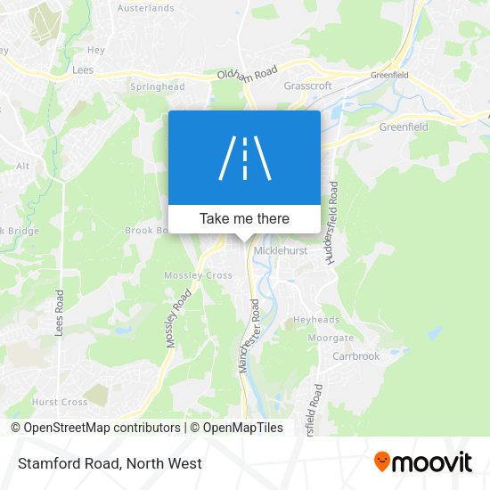 Stamford Road map