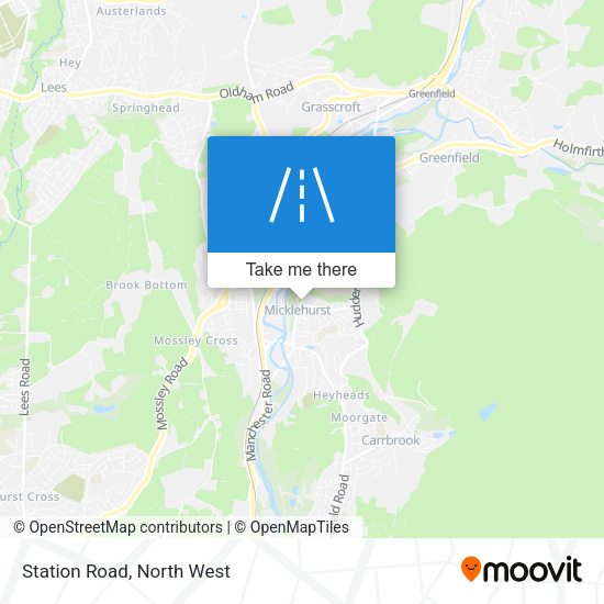 Station Road map