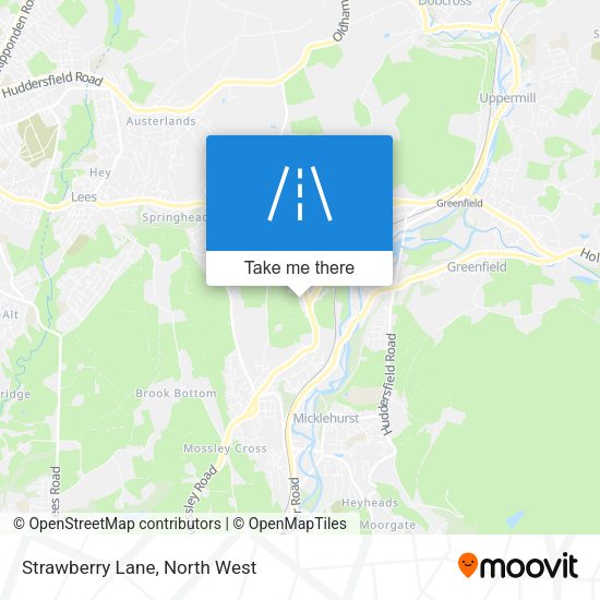 Strawberry Lane map