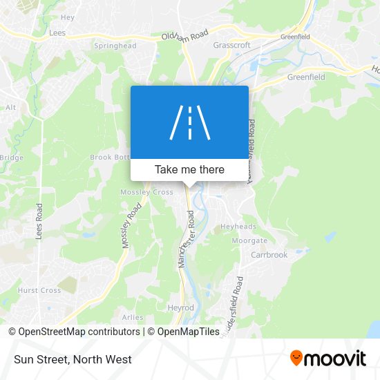 Sun Street map